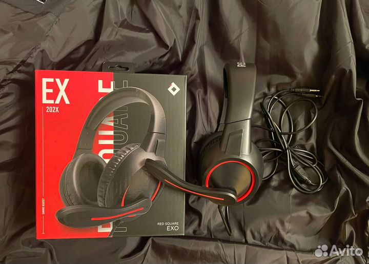 Игровые наушники RED square