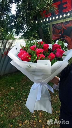 Букет из роз Эквадор 50 см