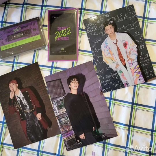 Посткард с BTS с гритинга 2022