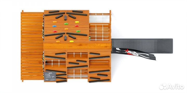 Игровая площадка для дачи Савушка База 3