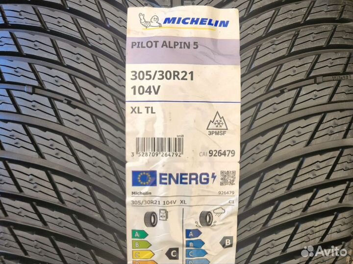 Michelin Pilot Alpin 5 265/35 R21 и 305/30 R21 101V