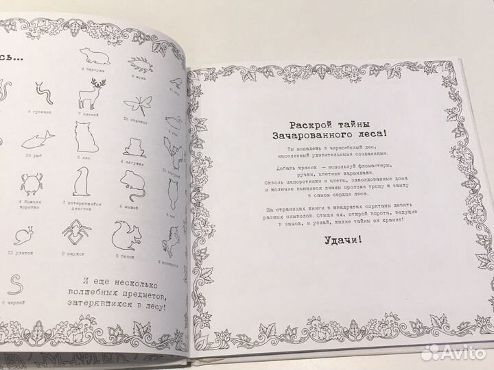 Новая книга для творчества Зачарованный лес. Дж.Бэ