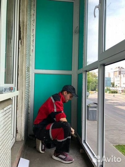 Балкон Установка