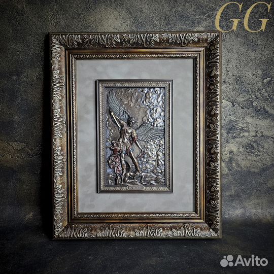Veronese Панно Архангел Михаил в багете 43х36х5см