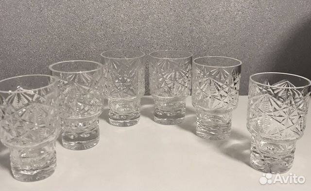 Стопки хрустальные СССР