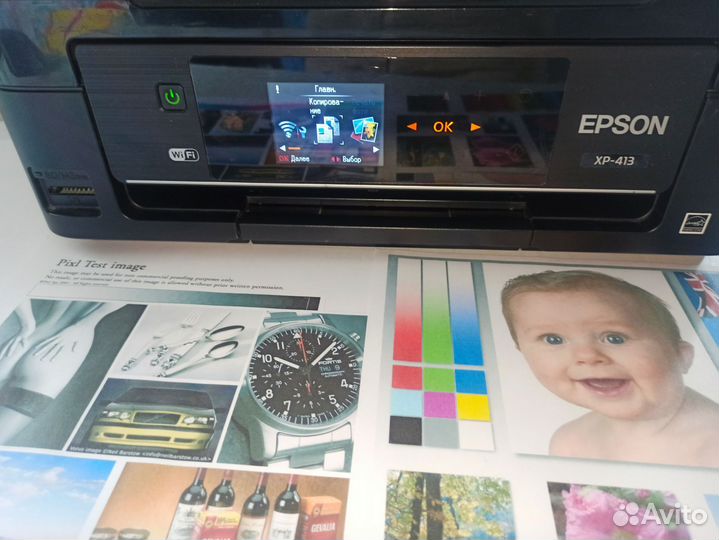 Мфу струйный epson Xp 413 с WiFi