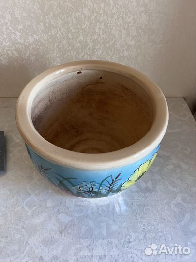 Горшок для цветов керамика большой