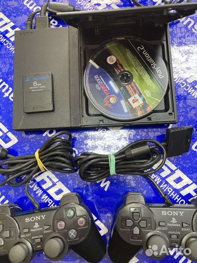 Sony PlayStation 2 Slim (scph 77008) Black Чип