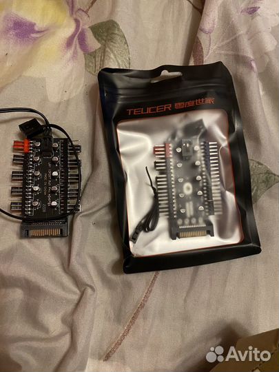 Разветвитель / хаб для вентиляторов 4 pin