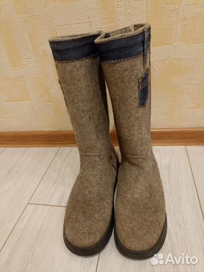 Валенки женские 39 размер (сапоги войлочные)