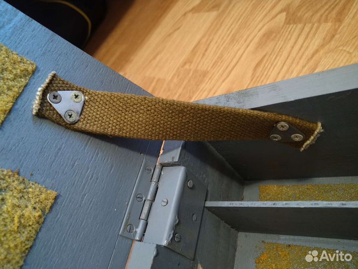 Военный ретро ящик с печатыванием