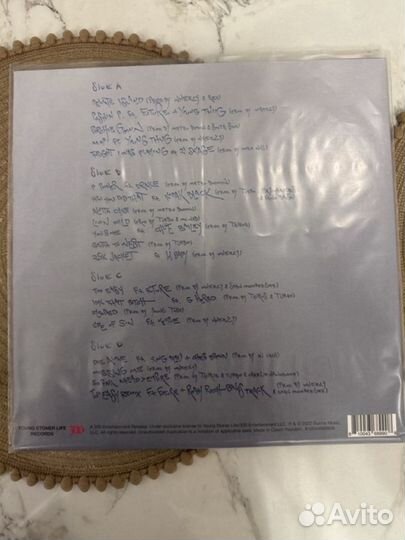 Gunna ds4ever 2LP винил пластинка