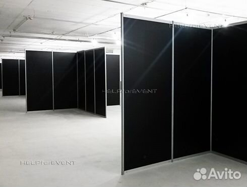 Аренда мобильных выставочных перегородок стендов
