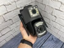 Уличная 4G камера с симкартой и двойным объективом