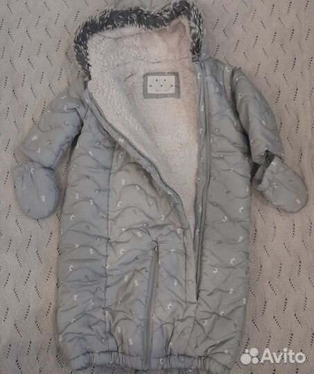 Зимний комбинезон-трансформер Mothercare 2-6 мес