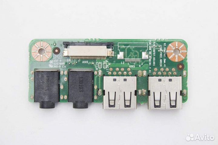 USB плата 15BFR7-051001 (2 USB + 2 Audio Jack 3.5)