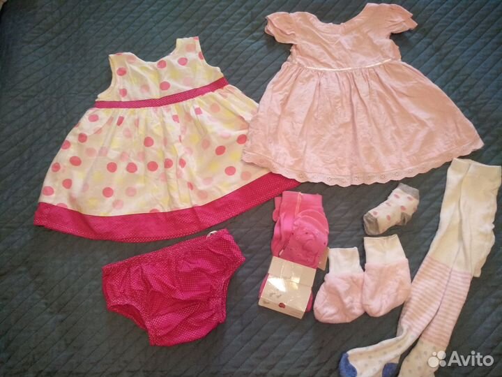 Большой пакет одежды р.62-68