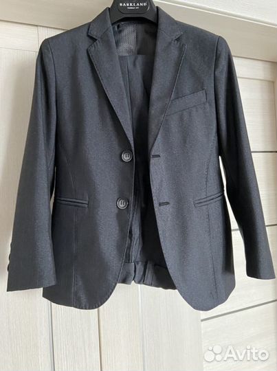 Костюм пиджак+брюки (школьная форма) р.122-128