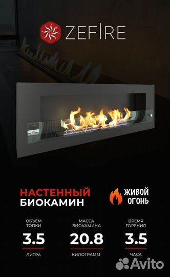 Биокамин настенный