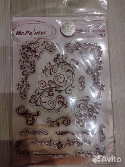 Трафареты штампы MR. Painter