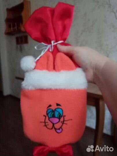 Котик - конфетница, мягкая игрушка