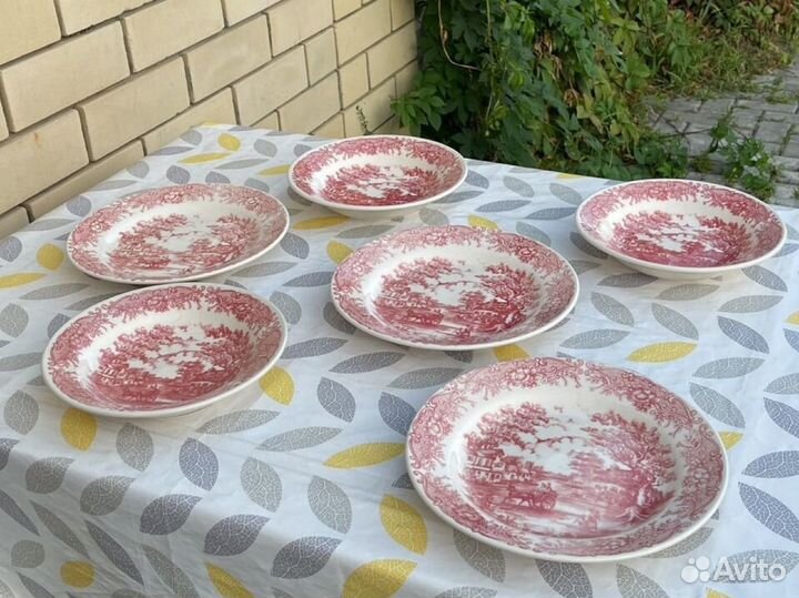 Тарелки Oxford под винтаж Английская почта