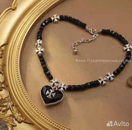 Ожерелье chrome hearts