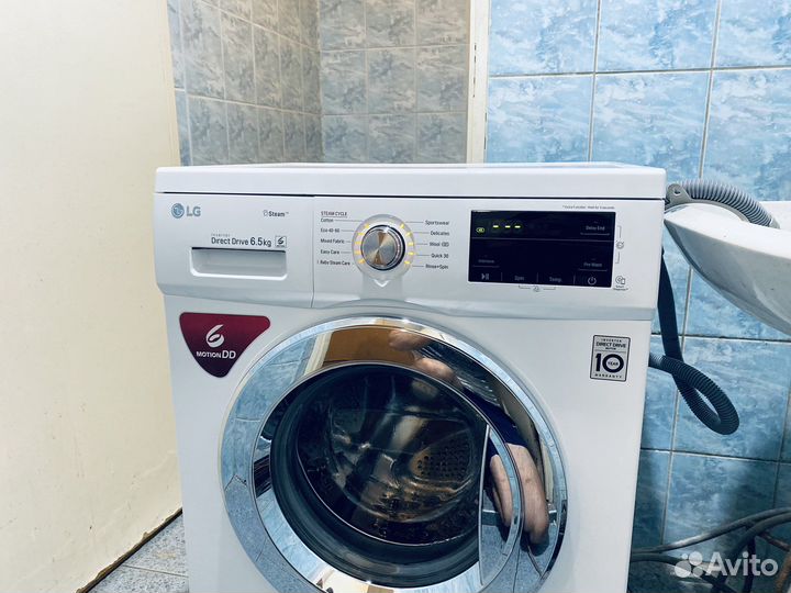 Сиральная машина LG Direct Drive 6.5 кг