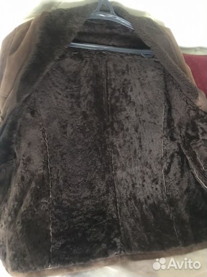 Дубленка натуральная мужская 48 50 размер