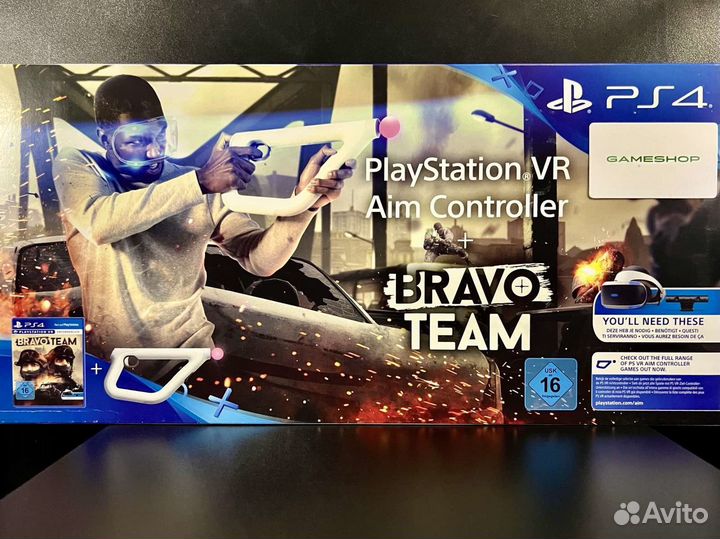 PS4: PlayStation VR Aim Controller + Bravo Team
