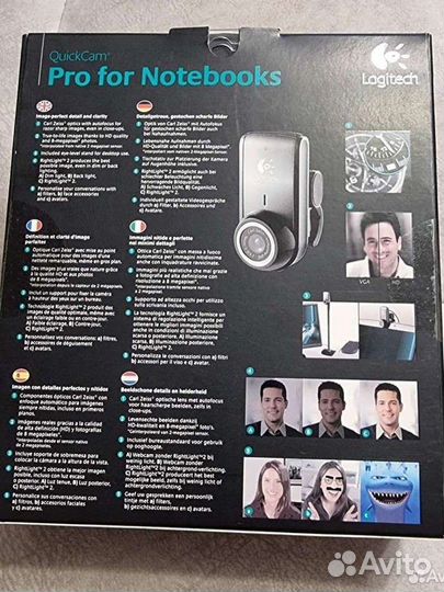 Веб камера Logitech QuickCam Pro for Notebooks