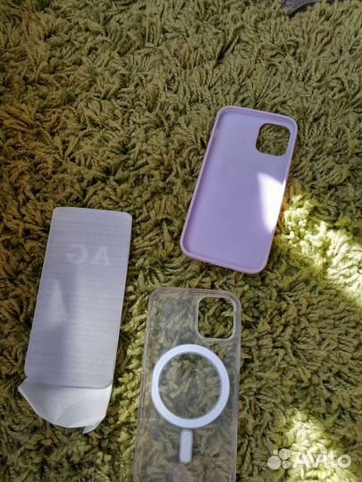 Чехол и стекло на iPhone 12 mini magsafe