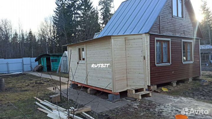 Хозблок 4/2(цена под ключ)