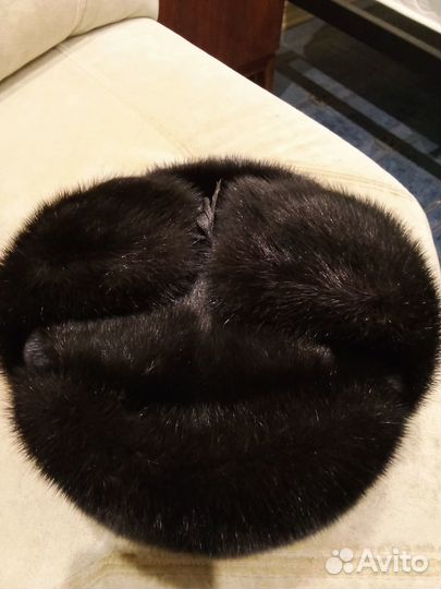 Норковая шапка в отличном состоянии