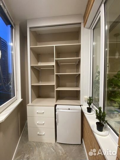 Шкаф с рольставнями на балкон на заказ с доставкой