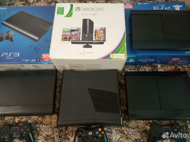 Игровые станции PS3/PS4/xbox360