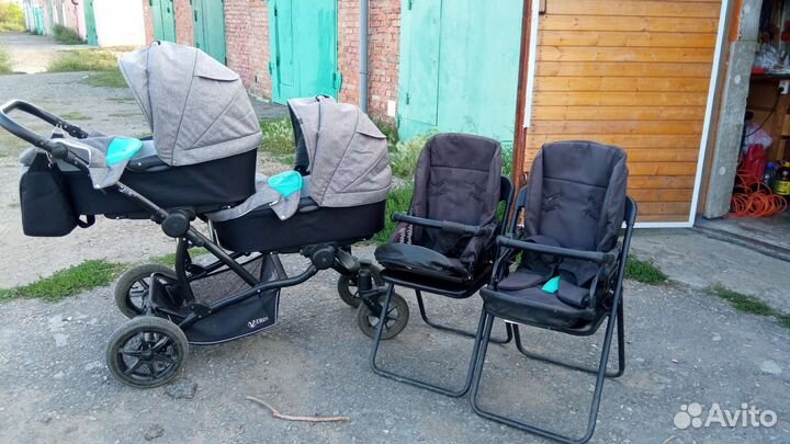 Коляска для двойни