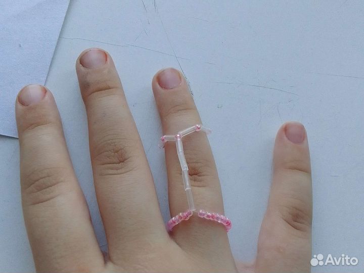 Кольцо из бисера