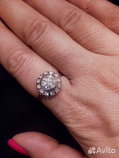 Золотое кольцо 583, СССР, шапка Мономаха, Винтаж