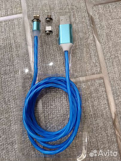 Неоновый зарядный провод