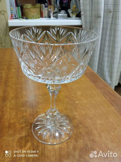 Конфетница хрусталь СССР