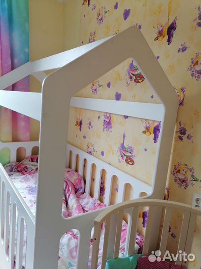 Детская кровать от 3 лет с матрасом бу