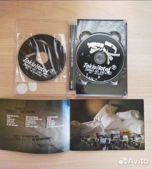 DVD-диски Tokio Hotel - Zimmer 483 лицензия 2 шт