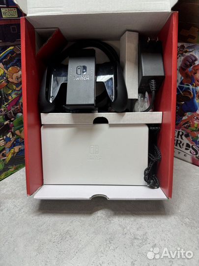 Прошитый Nintendo Switch Oled 128GB