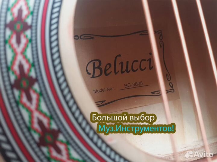 Классическая гитара Belucci BC3805 N Глянцевая