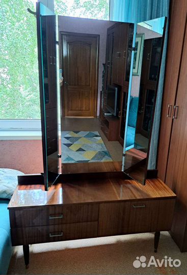 Трюмо трельяж с зеркалом СССР