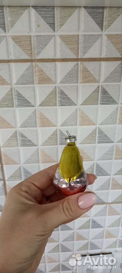 Елочная игрушка СССР матрёшка