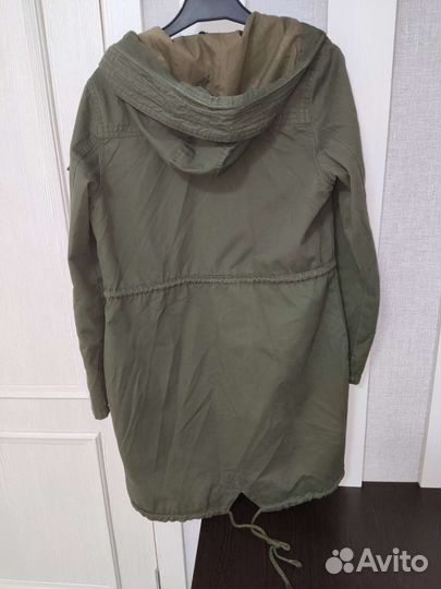 Парка демисезонная в стиле милитари 46 размер