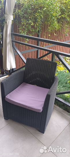 Садовая мебель из ротанга бу