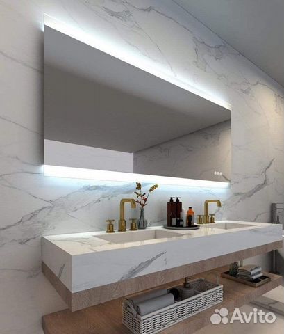 Зеркало с подсветкой для ванной